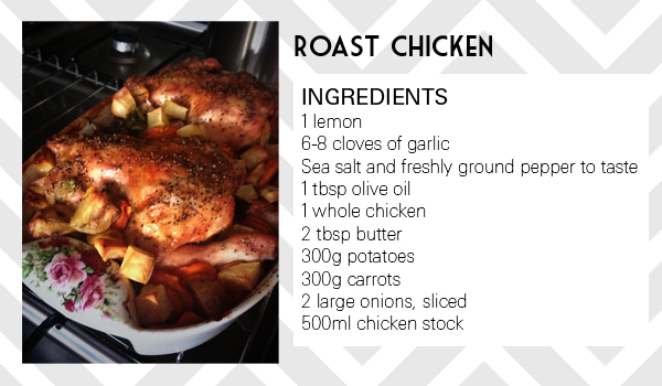 Menu - Roast Chicken