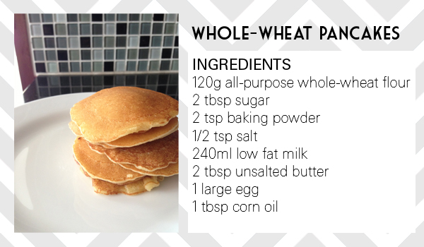 Menu - pancakes