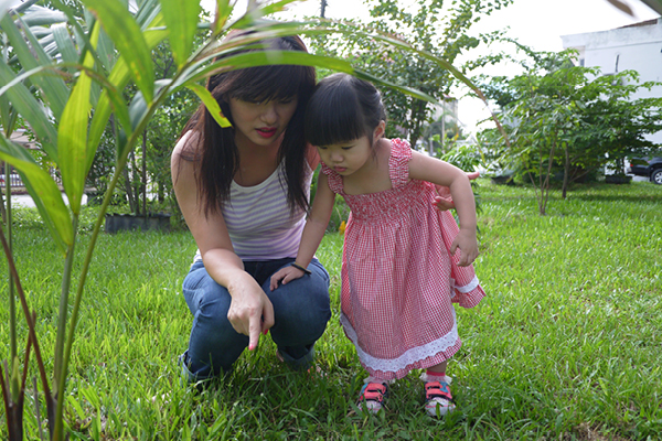 Rane Chin, mother of Ong Jia Rye (6 years old), and Ong Jia Xuan (2 years old)